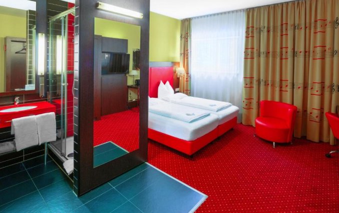 Slaapkamer van hotel Best Western Plus Amedia Art in Salzburg